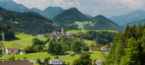 Fotografie Blick auf Maria Neustift, Oberösterreich, Österreich