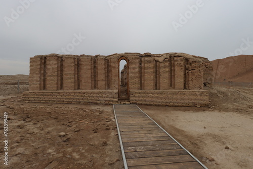 Iraq, Ziggurat Building in Mesopotamia, Dub La Mah Temple
