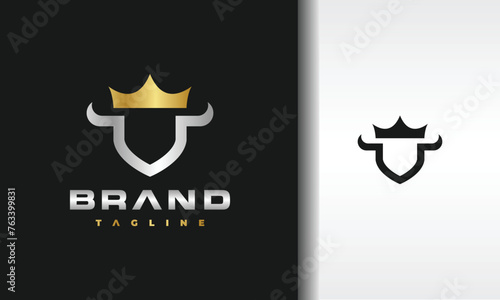 simple horn kingdom logo