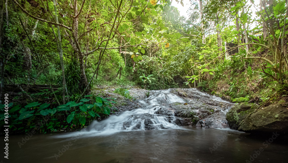 A gorgeous waterfall captured in long exposure, Thailand. A gorgeous waterfall captured in long exposure, Thailand.