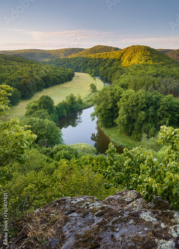 Blick vom Umlaufberg ins Thayatal, Nationalpark Thayatal, Niederösterreich, Österreich photo