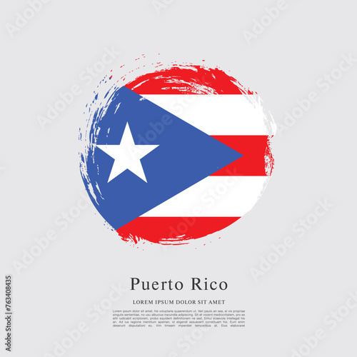 Free Download Flag of Puerto Rico vector illustration - GFXLoad