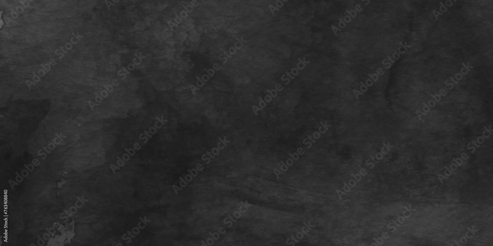 Fototapeta premium Abstract wallpaper design with black background, stone concrete grunge panorama dark. design for graphic art designs.Abstract background from black marble texture ,