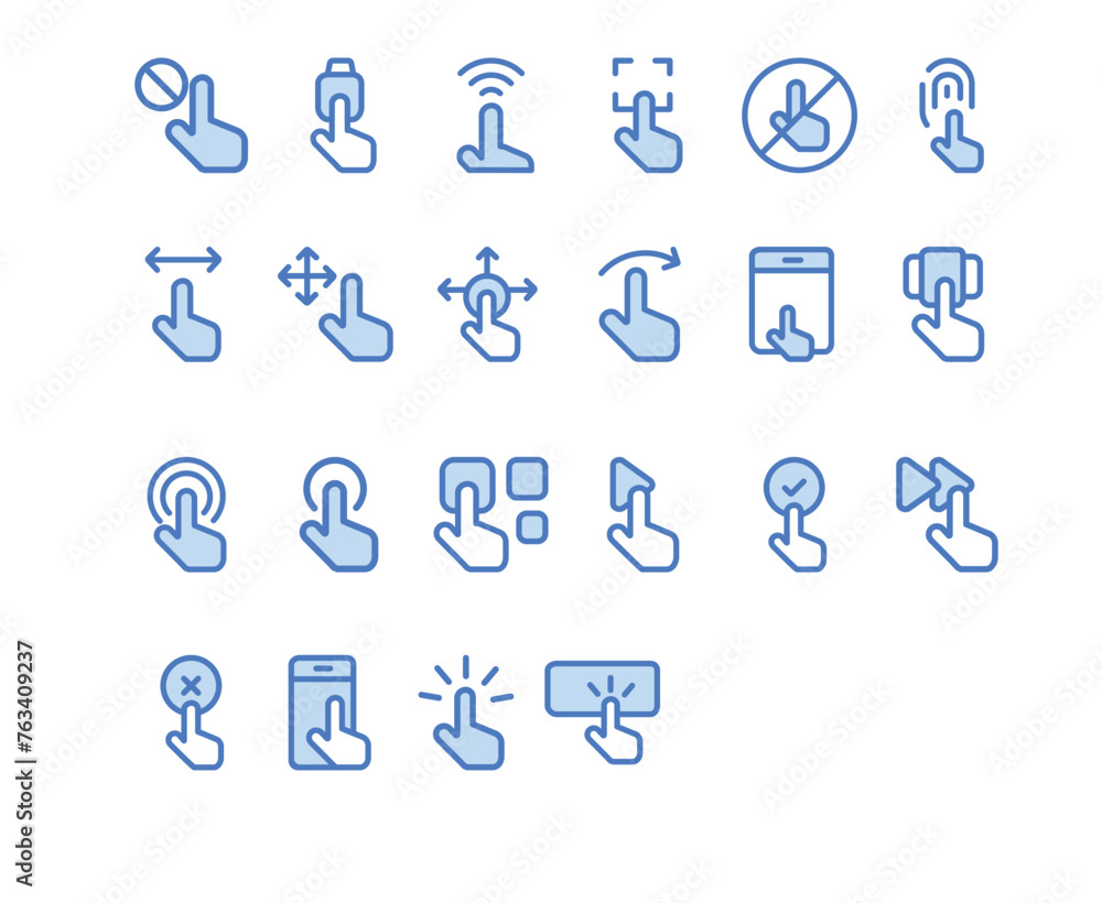 Hand Gesture icons pack Hand Gesture icons pack