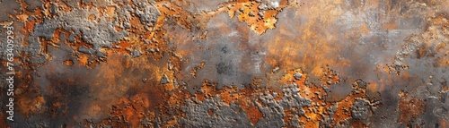 Grunge rusty orange brown metal corten steel stone background