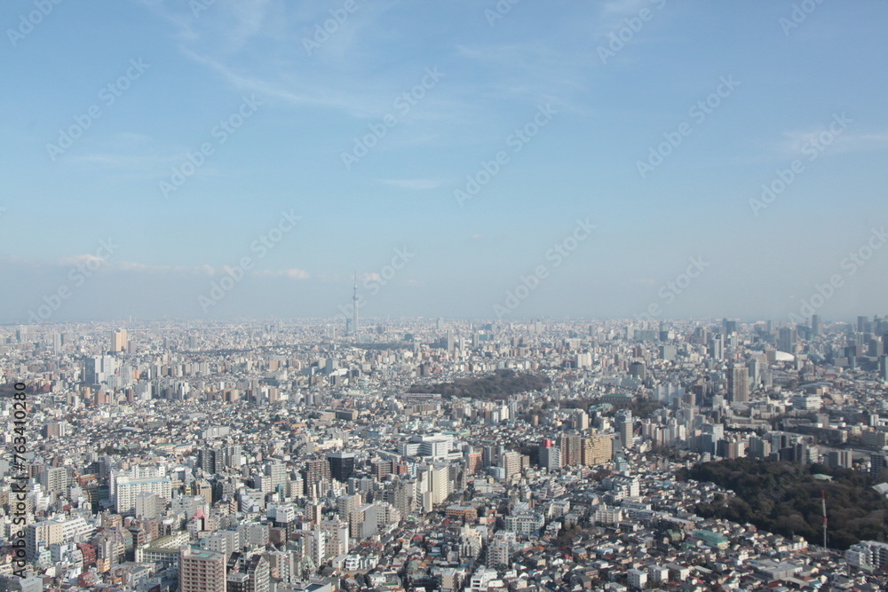サンシャインシティから見た都心の風景