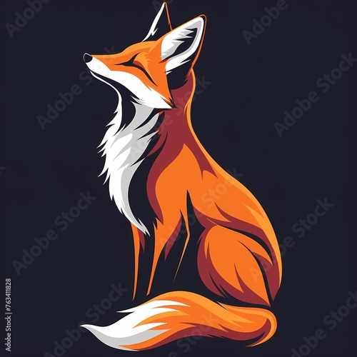 A sleek vector representation of a fox, capturing the cunning and freedom of this majestic creature.
