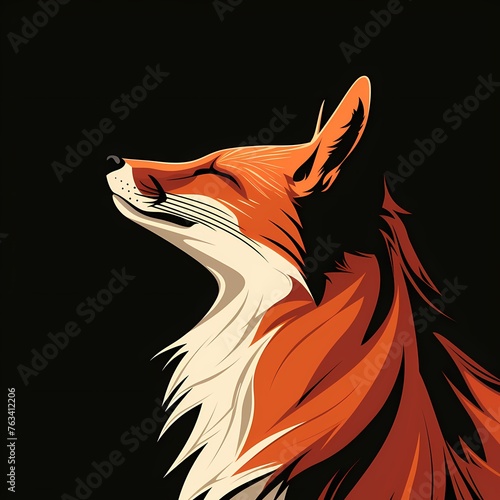 A sleek vector representation of a fox, capturing the cunning and freedom of this majestic creature.
