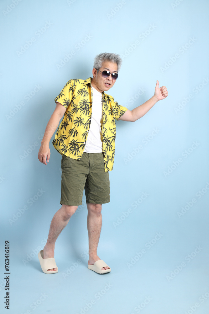 60s Senior in Summer vacation 60s Senior in Summer vacation