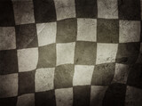 Grunge checkered flag