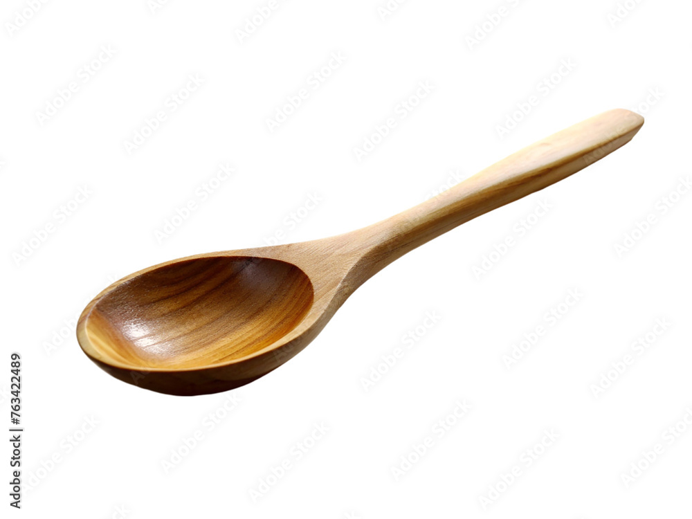 Wooden spoon. isolated on transparent background. Wooden spoon. isolated on transparent background.