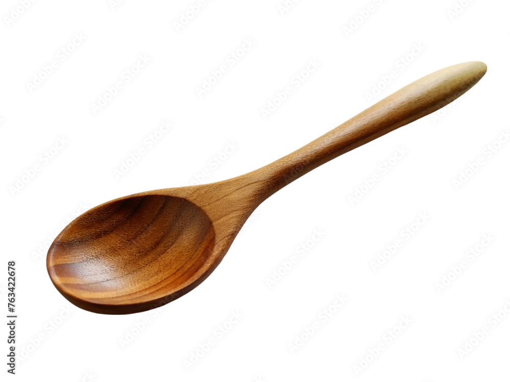 Wooden spoon. isolated on transparent background. Wooden spoon. isolated on transparent background.