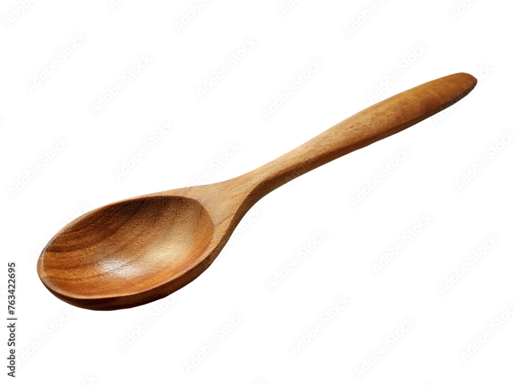 Wooden spoon. isolated on transparent background. Wooden spoon. isolated on transparent background.