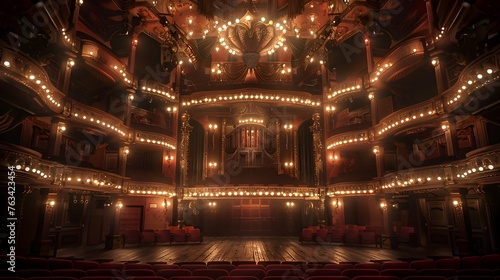 Enchanting Theater Lights Await the Next Mesmerizing Performance