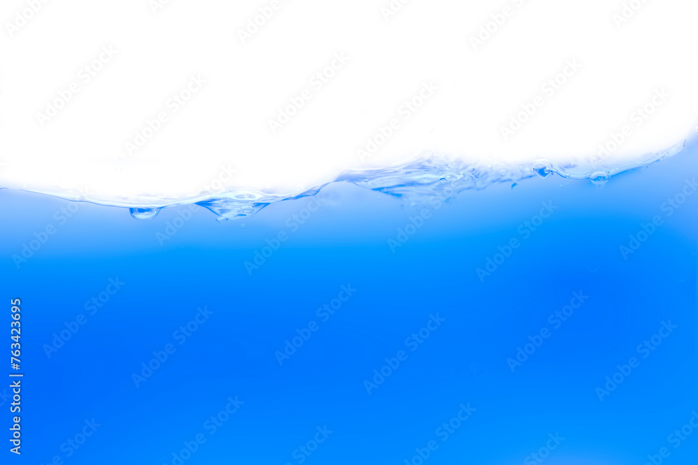 Clean water with water droplets and waves Clean water with water droplets and waves
