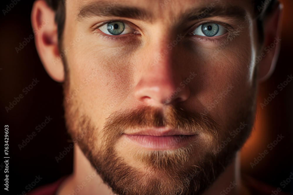 Fototapeta premium Generative AI photo image of a handsome attractive man enjoying summer vacation summertime outside