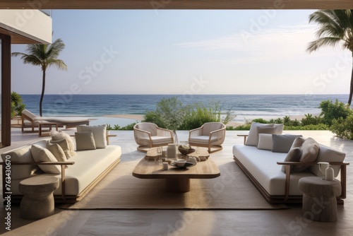 A beach house haven that harmonizes with the rhythm of the waves © KerXing