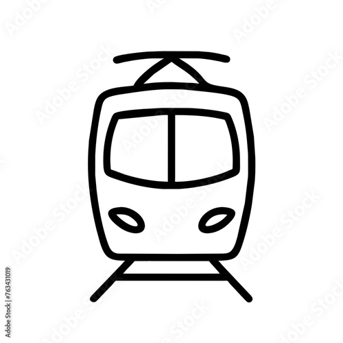 Zug / Tram Frontansicht 