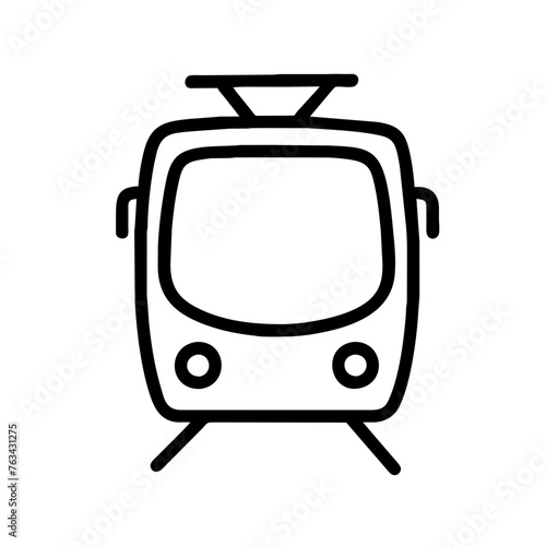 Tram Zug Frontansicht 