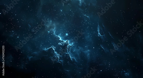dark background of the universe with stars and galaxies