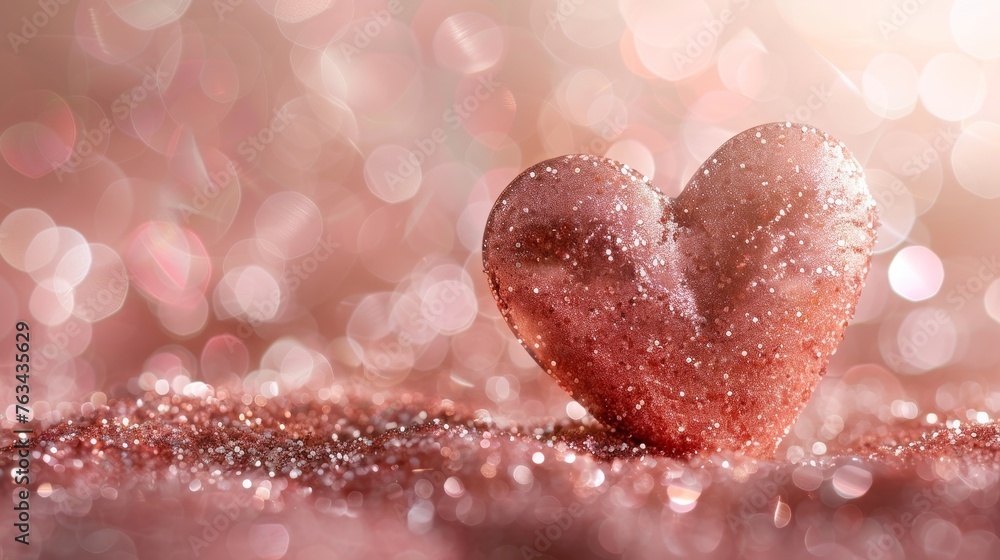 Rose gold abstract heart shape background Rose gold abstract heart shape background