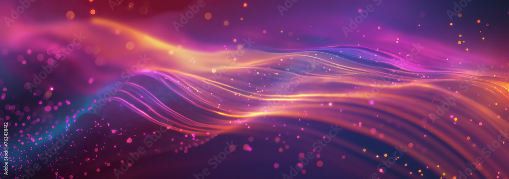 Fototapeta premium Vagues violettes