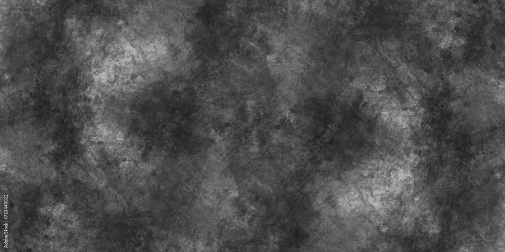 Abstract wall grunge texture. Black and gray background texture. Dark watercolor vintage paint texture.