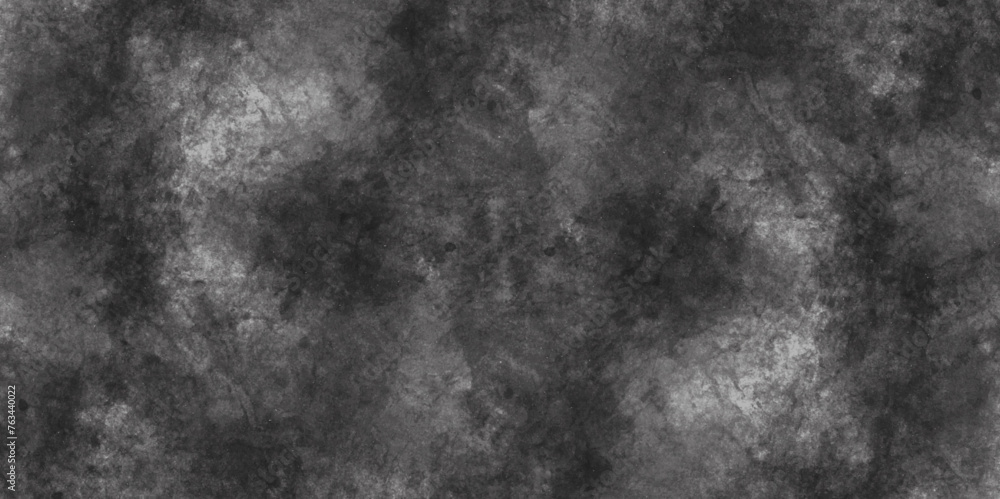 Fototapeta premium Abstract wall grunge texture. Black and gray background texture. Dark watercolor vintage paint texture.