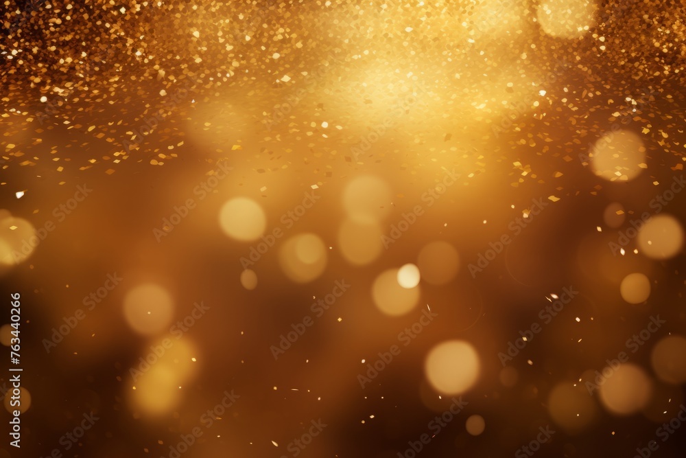 A gold background with golden sparks A gold background with golden sparks