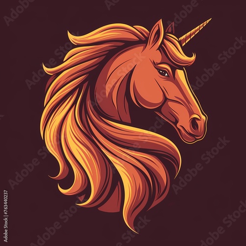 Logo illustration of a "Horse"