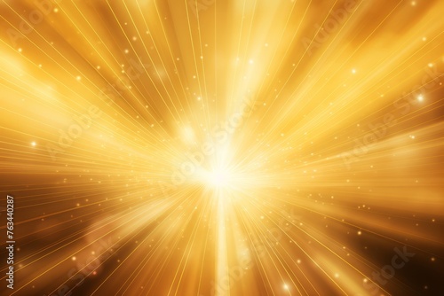 A gold background with radiant golden beams