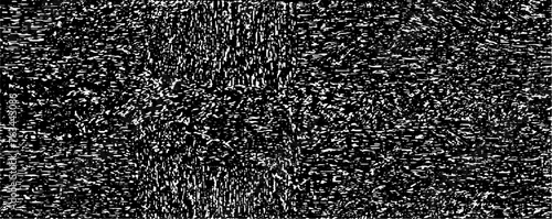 Snow, stars, twinkling lights, rain drops on black background. Abstract vector noise. Small particles of debris and dust. Distressed uneven grunge texture overlay.