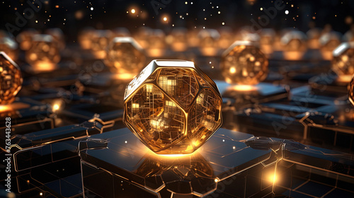 Revolutionary Blockchain Technology: Tokenization of Gold for Intellectual Property Protection Wallpaper