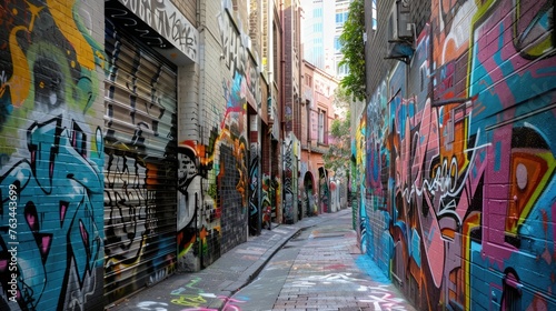 Graffiti street © Robin