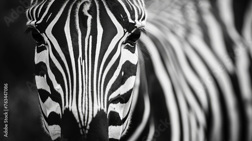 Zebra close-up