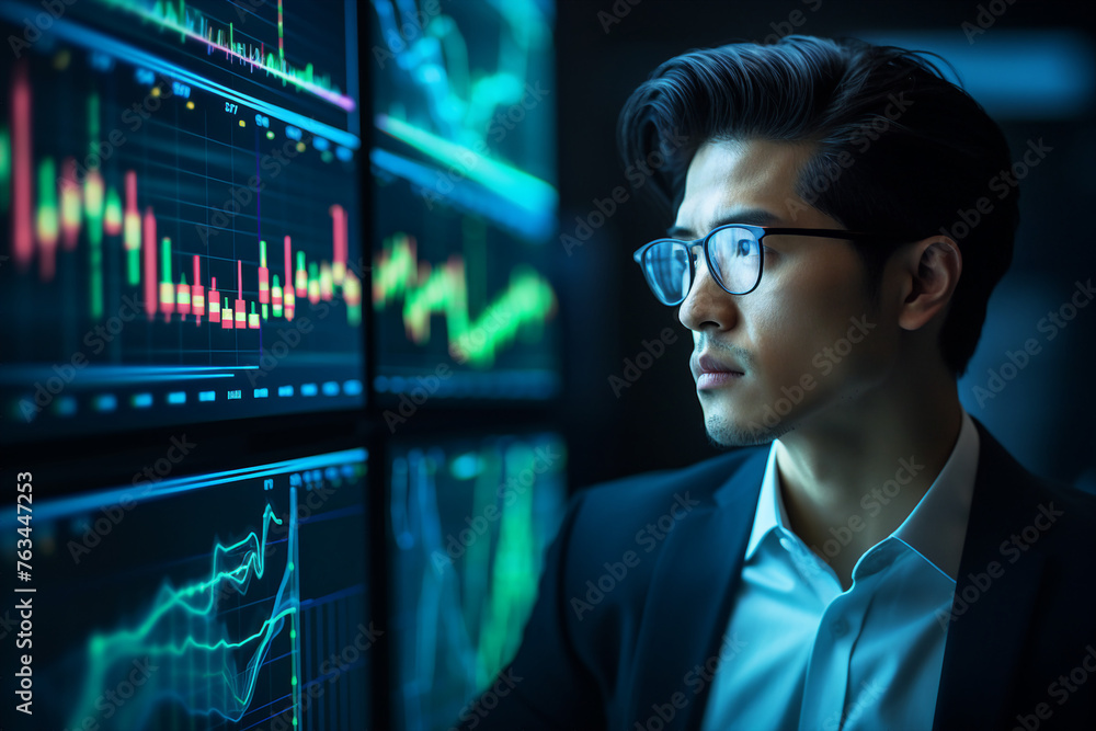 Created with generative AI picture of confident office worker IT specialist system administrator manager Created with generative AI picture of confident office worker IT specialist system administrator manager