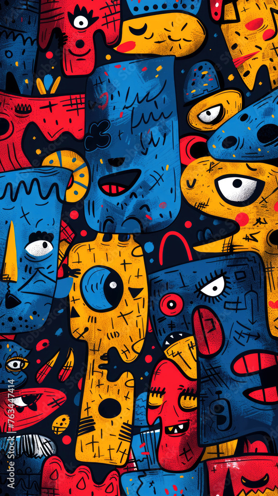 Abstract postcard in the concept of April Fool's Day or April Fool's Day. Hallucinogenic design. Abstract postcard in the concept of April Fool's Day or April Fool's Day. Hallucinogenic design.