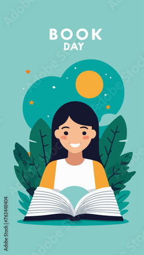 Book Lover Celebration Vector