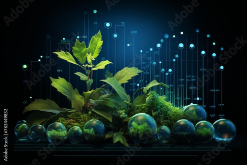 Plant and Balls Arrangement