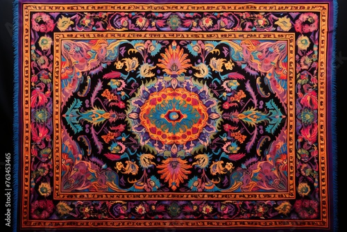 Prayer rug with space for writing design