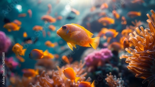 Underwater Beauty Captured with Colorful Fish and Coral © Sandris
