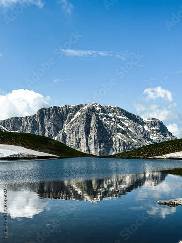 Dragon lake of Tymfi mountain.