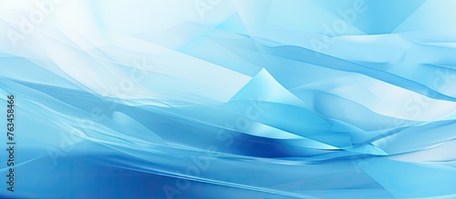 Abstract blue background with wavy design