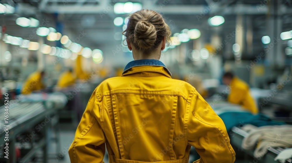 Textile Cloth factory working process tailoring, workers equipment, professional Seamstress. Textile Cloth factory working process tailoring, workers equipment, professional Seamstress.