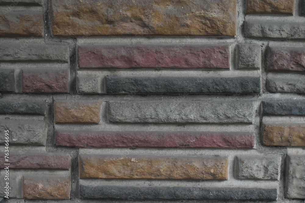 Coloured brick wall background texture Coloured brick wall background texture