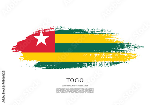 Flag of Togo vector illustration