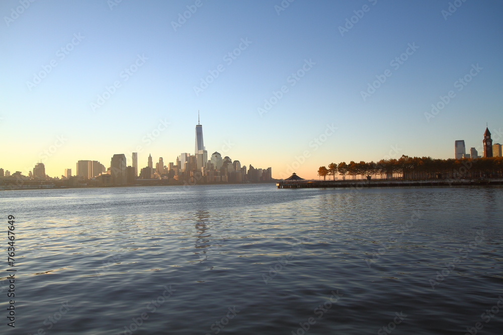 View of Manhattan skyline from New Jersey