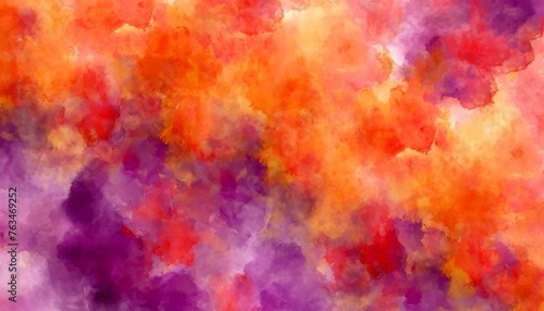 hot colorful purple orange and red background cloudy mottled texture painted watercolor blobs website banner vibrant dramatic painted design