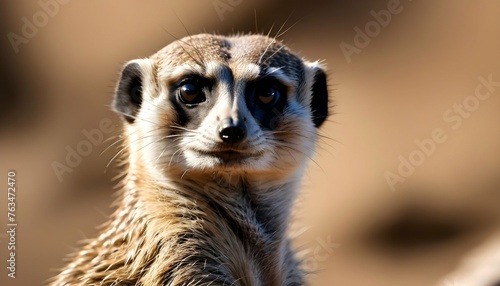 A Meerkat With A Contemplative Look On Its Face Upscaled 5