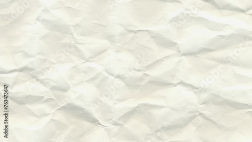 Heavy creased white paper, stop motion animation background, low framerate handmade style. Seamless loop